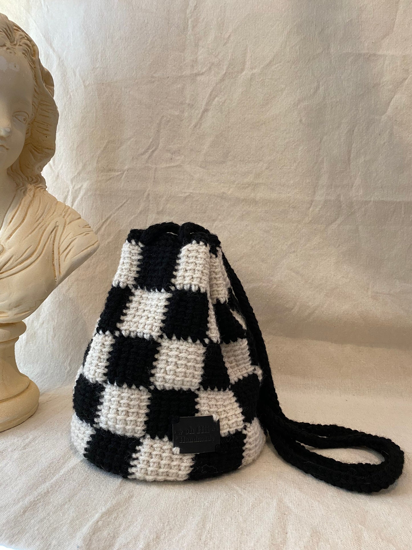 Crochet Checkerboard Bags