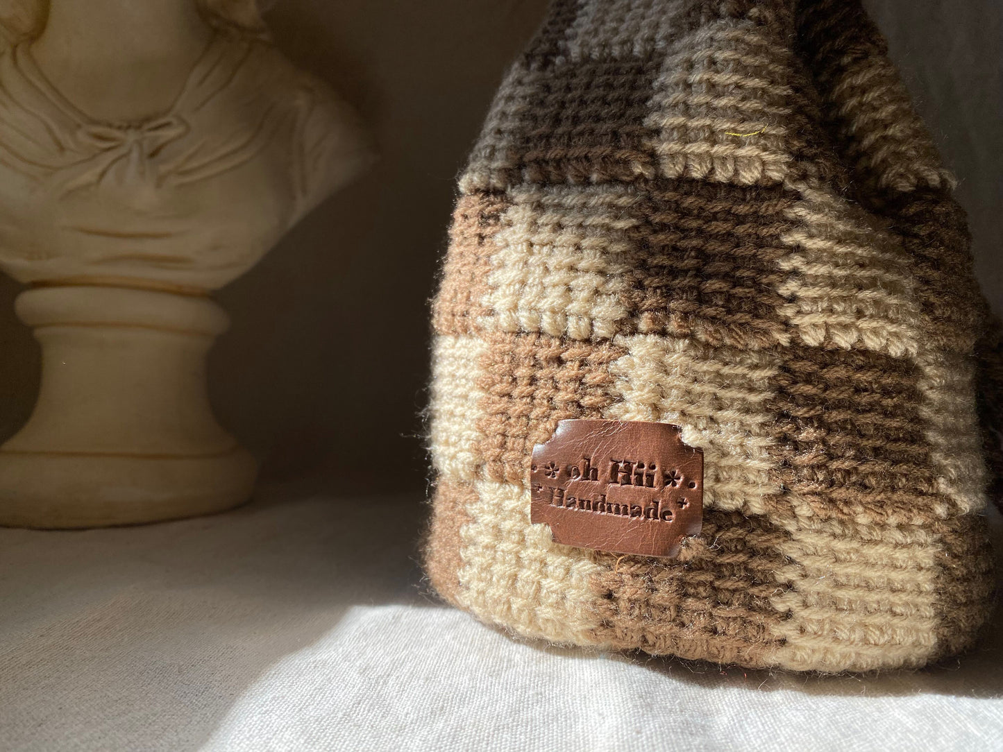 Crochet Checkerboard Bags