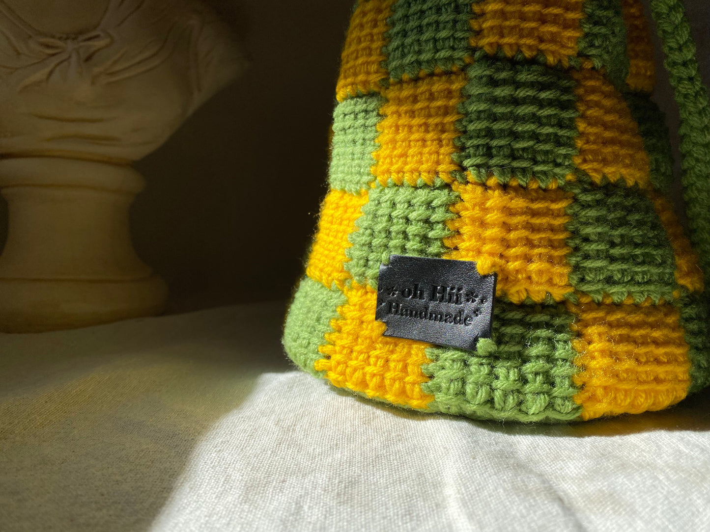 Crochet Checkerboard Bags